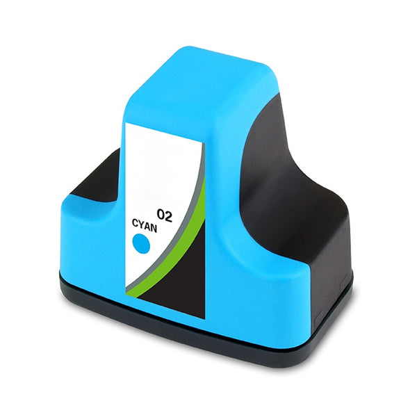 HP 02 Cyan Ink Cartridge Compatible